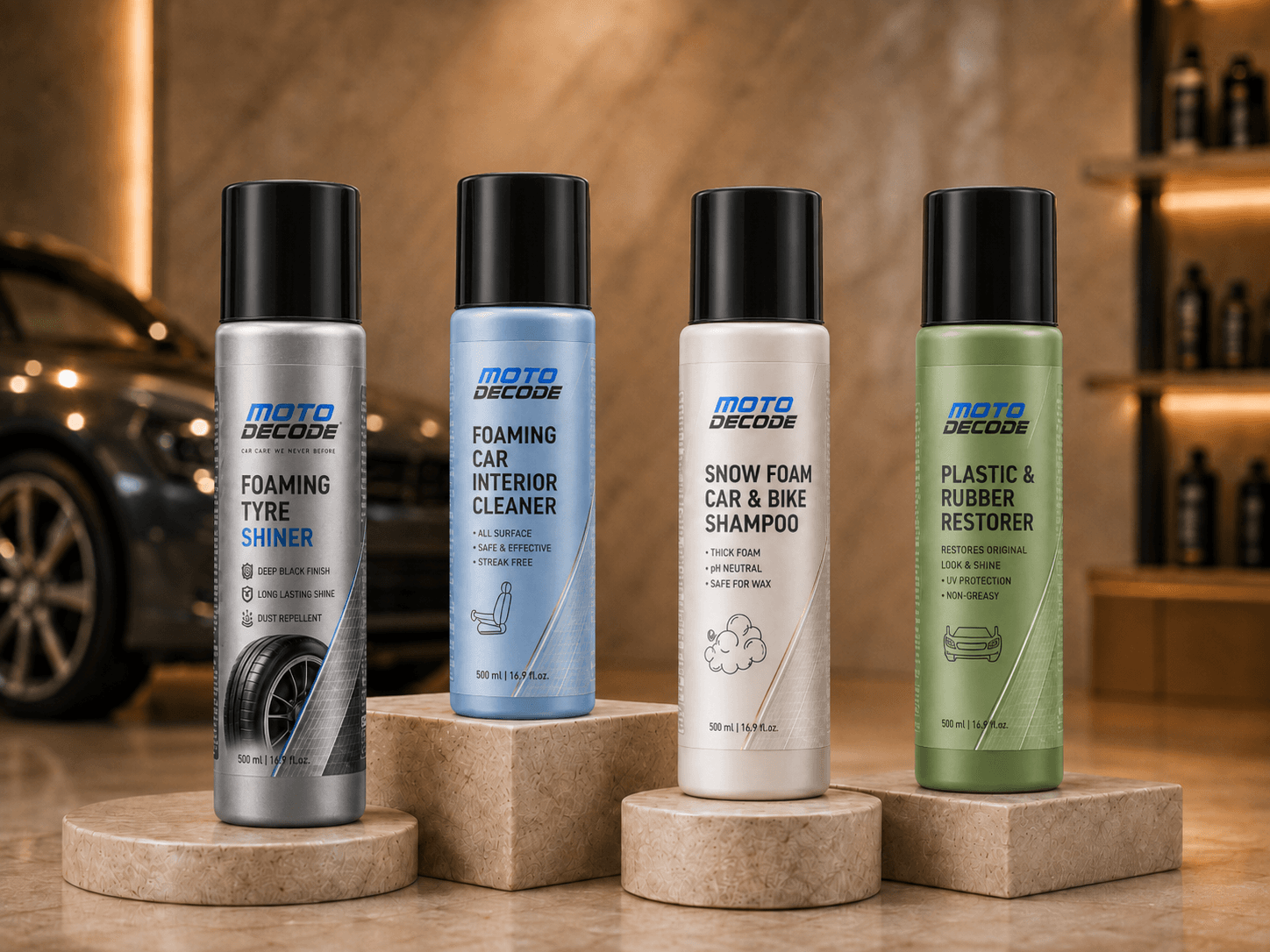 MotoDecode car care product range launching soon